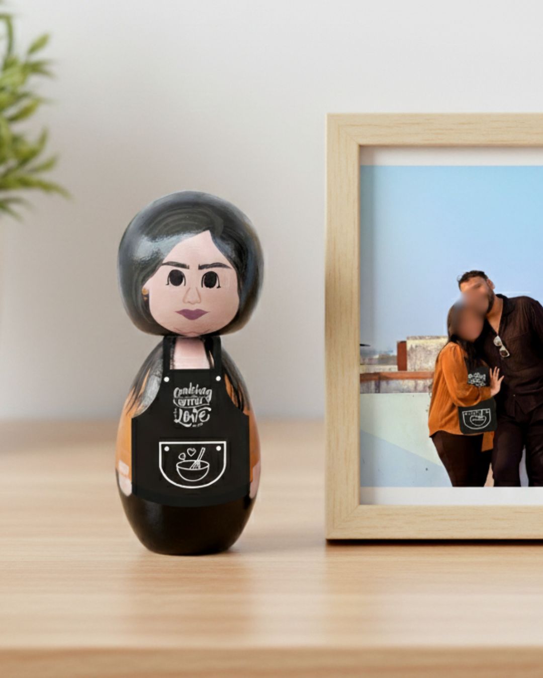 Personalized Replica Wooden Peg Dolls - Corporate