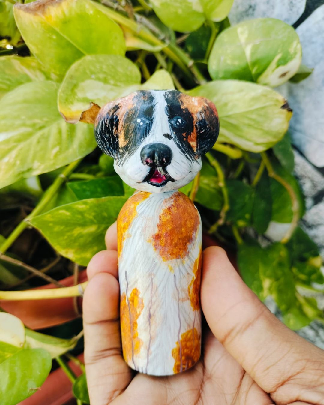 Personalized Replica Wooden Peg Dolls - Pets