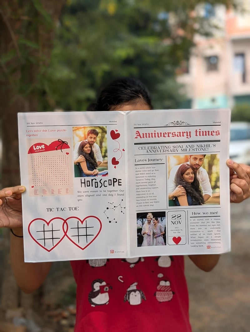 Breaking News – Love Anniversary Edition Newspaper