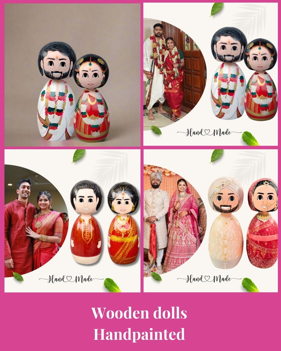 Wedding Pair – Bride & Groom Pegs