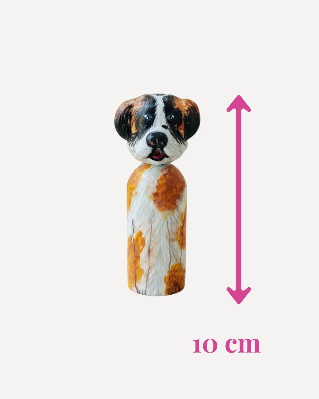Personalized Replica Wooden Peg Dolls - Pets