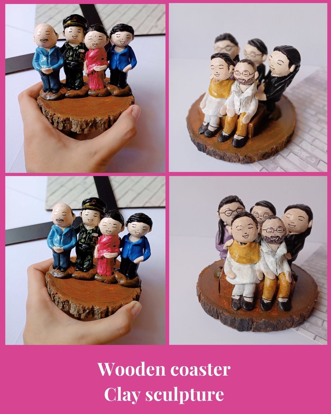 “The Little Us” – Custom Family Miniature Keepsake