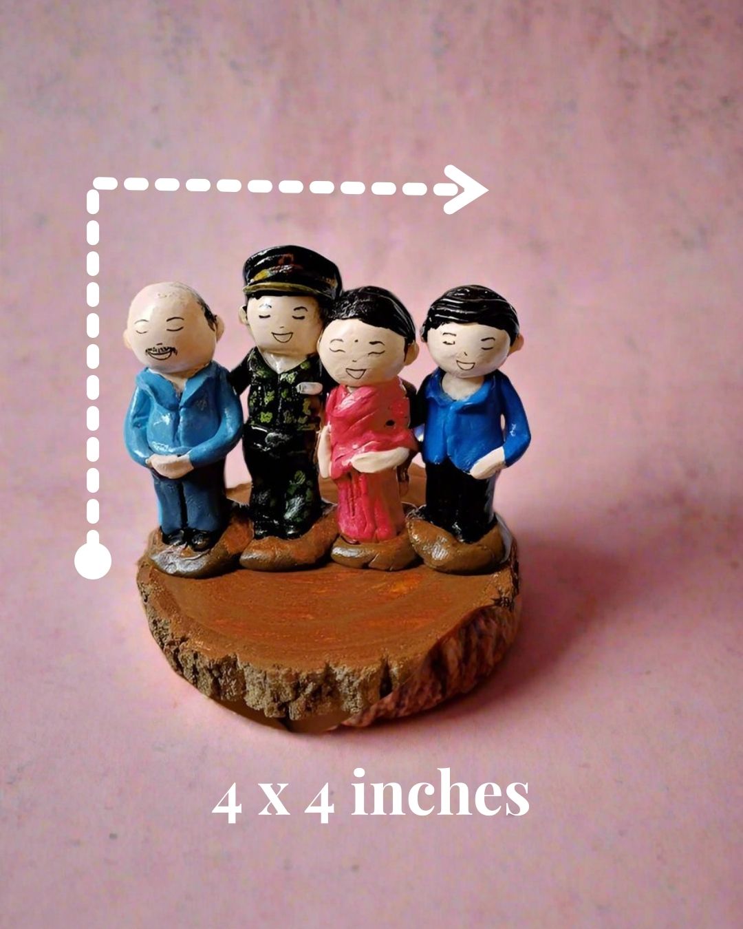“The Little Us” – Custom Family Miniature Keepsake