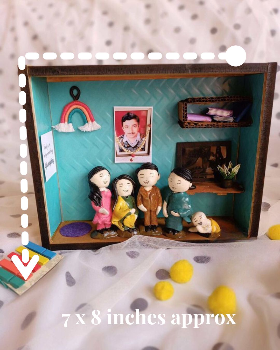 Custom Home & Family Miniature Frame