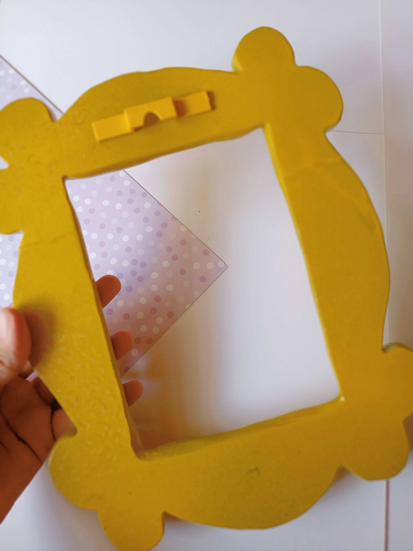 Friends TV yellow Peephole Frame