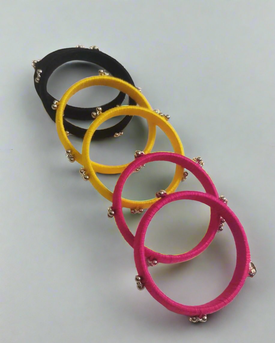 Festive Thread Ghungroo Bangles