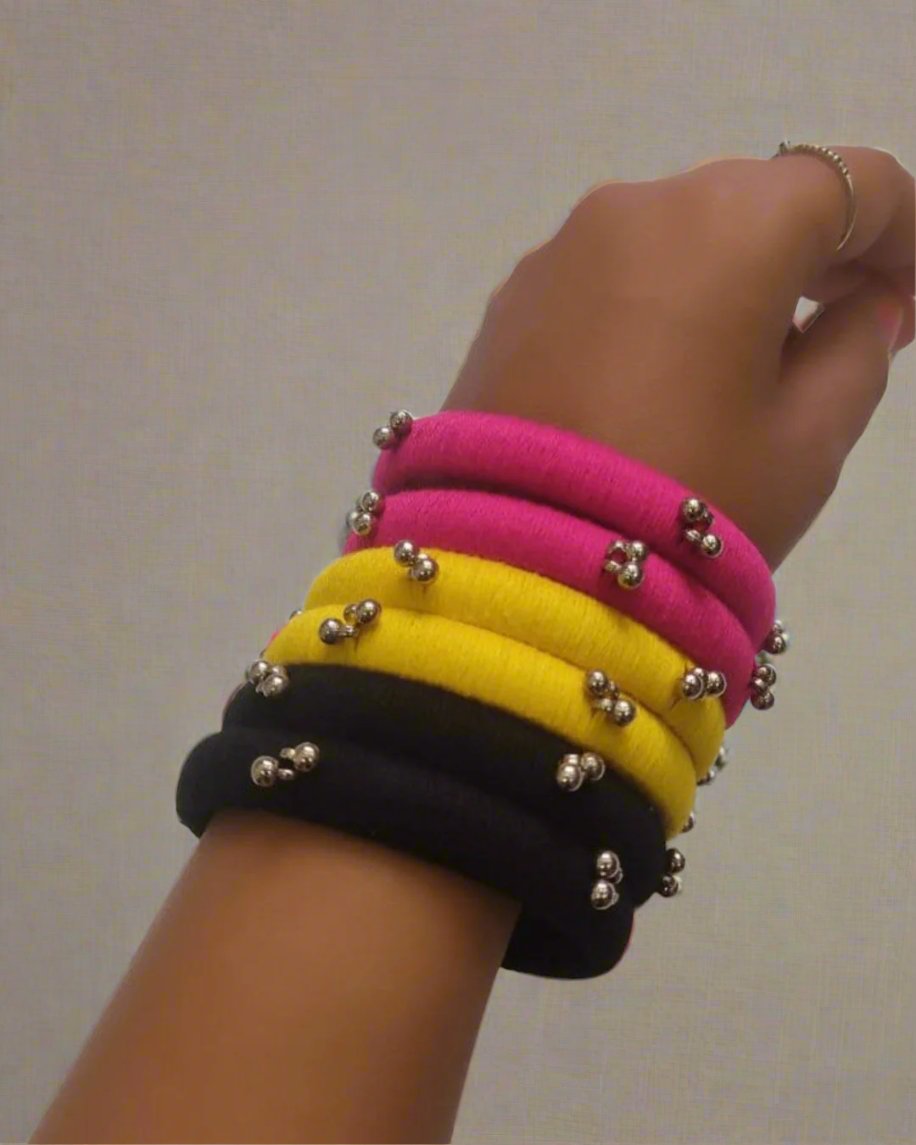 Festive Thread Ghungroo Bangles
