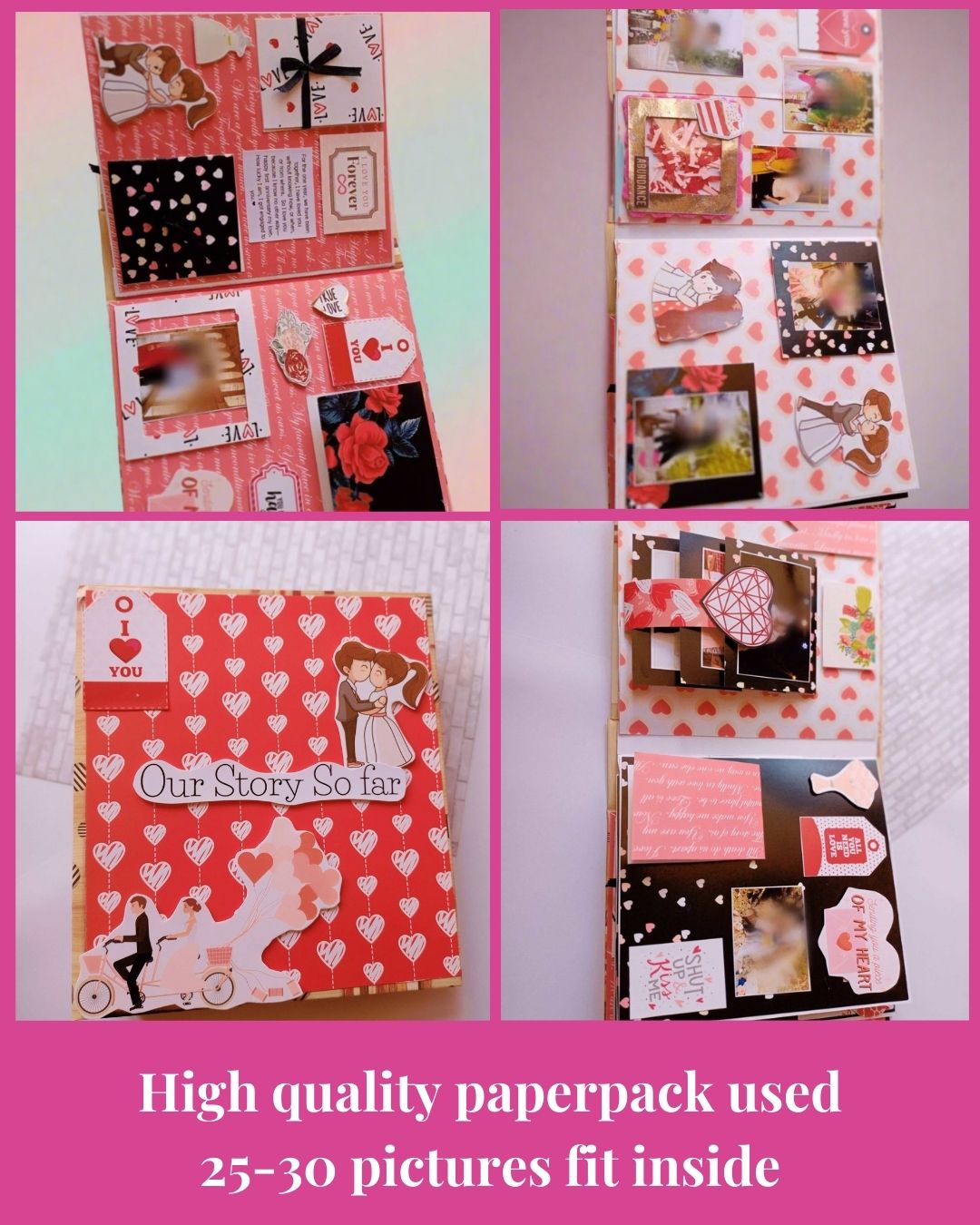 Blooming Love Anniversary Scrapbook
