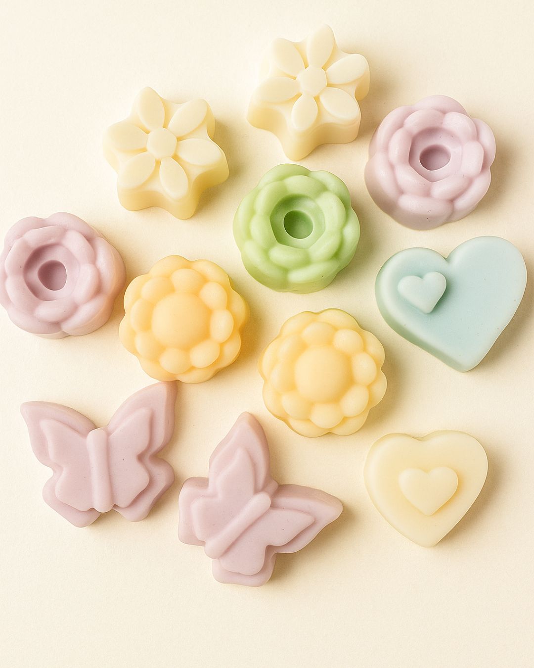 Kids’ Soap Set – Cartoon, Car & Flower Shapes