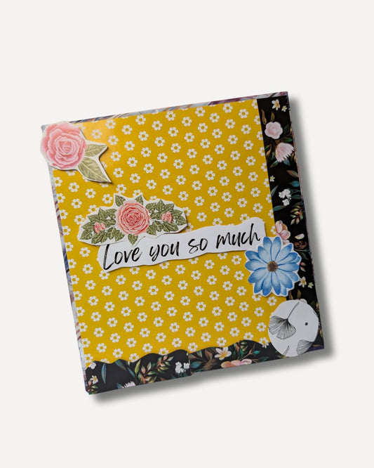Rust Petal Tales Scrapbook