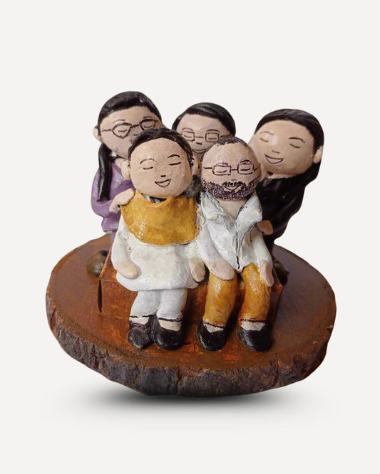 “The Little Us” – Custom Family Miniature Keepsake