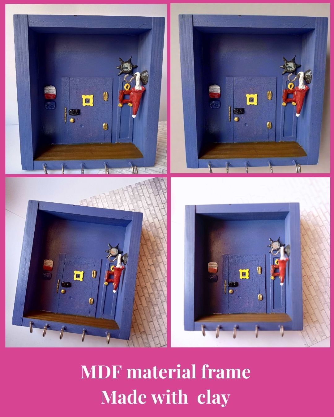 “The One with the Keys” – Friends TV Purple Door Keyholder