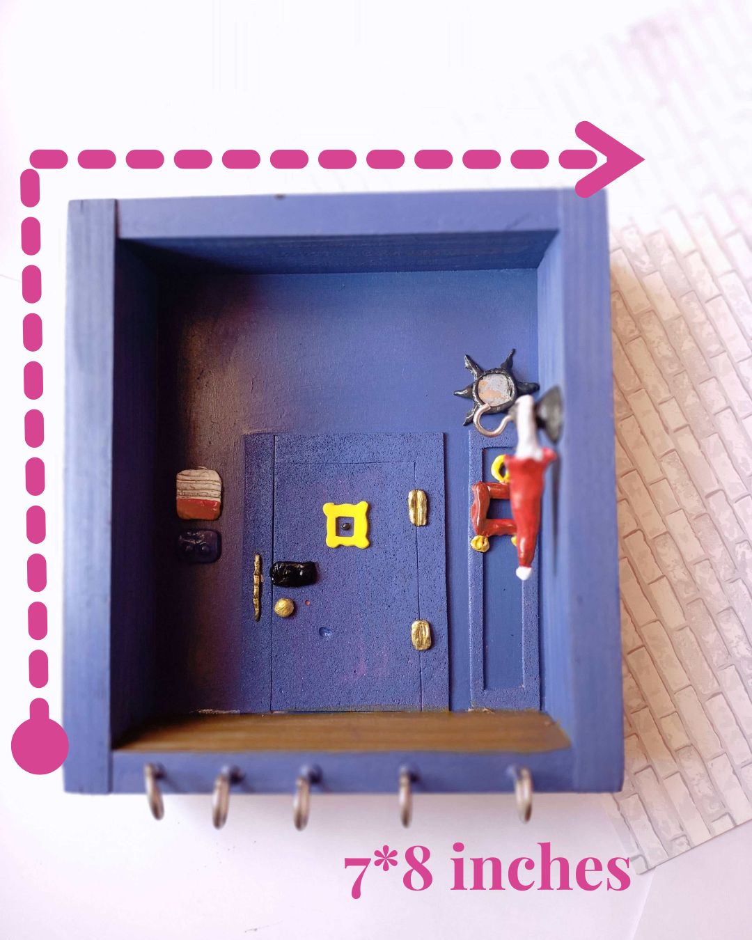 “The One with the Keys” – Friends TV Purple Door Keyholder