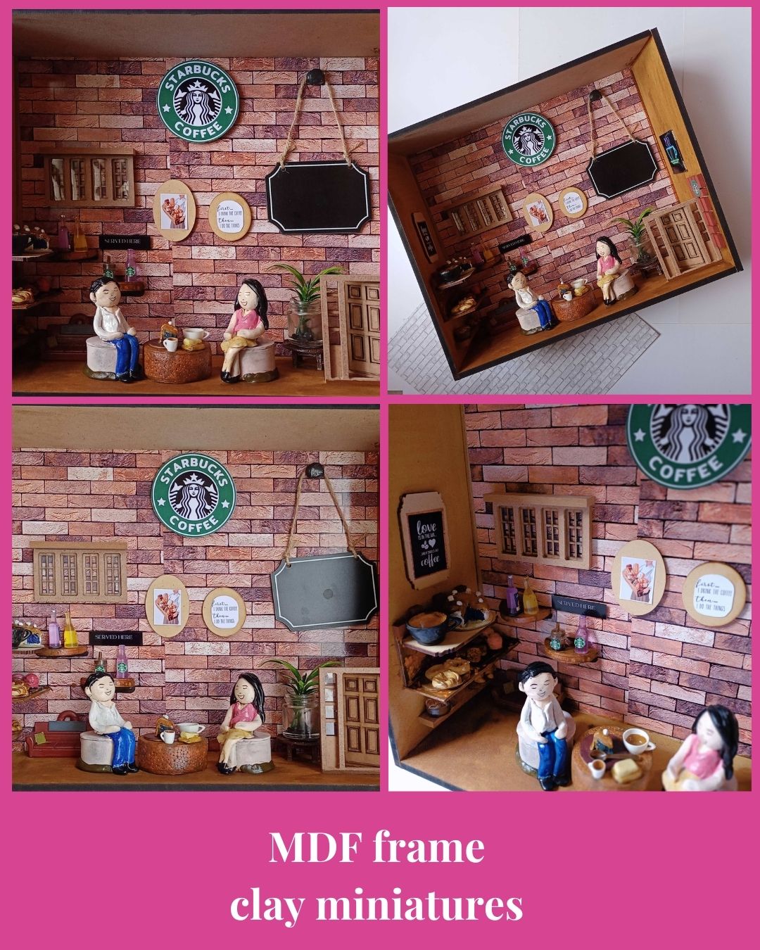 Starbucks Cafe Shadow Box Frame – Giant Edition