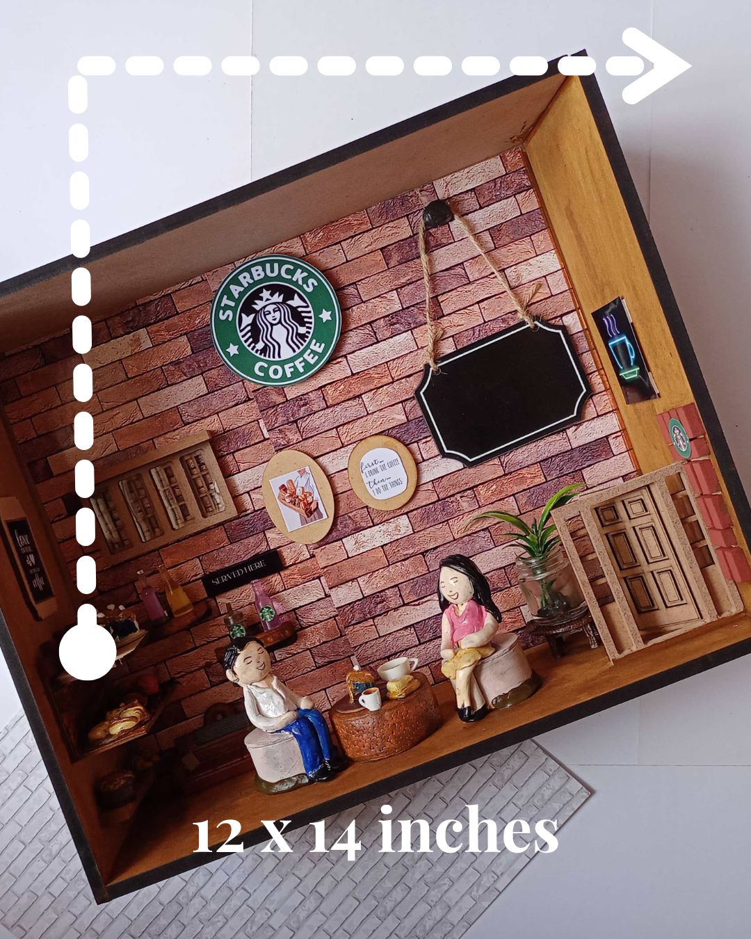 Starbucks Cafe Shadow Box Frame – Giant Edition