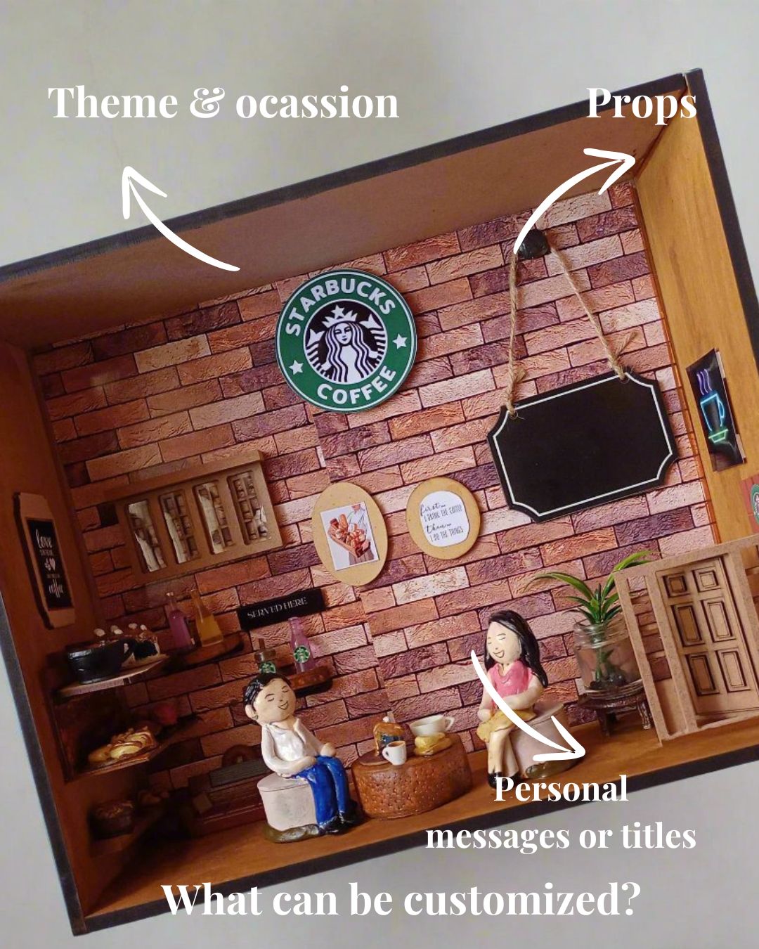 Starbucks Cafe Shadow Box Frame – Giant Edition