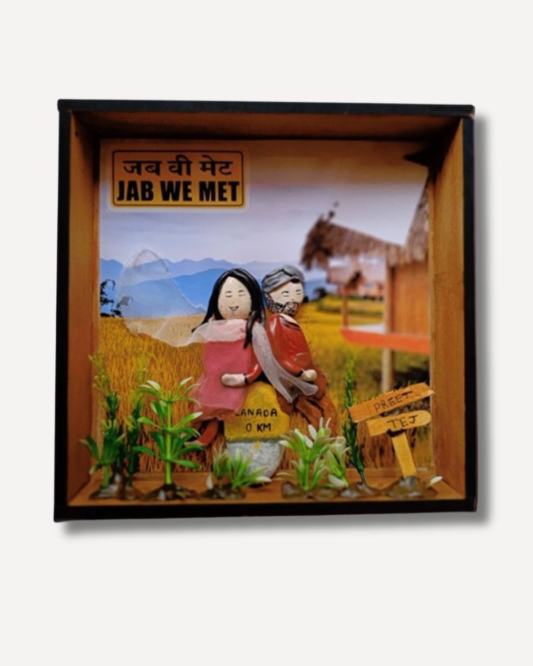 Jab We Met Inspired Pebble Art