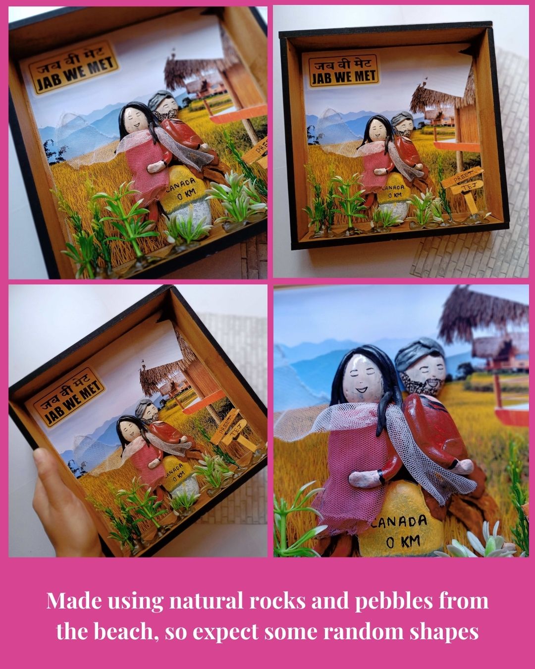 Jab We Met Inspired Pebble Art