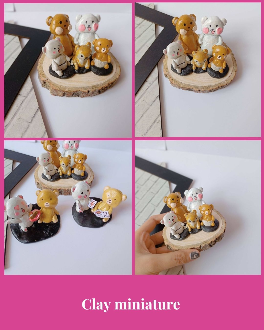 Milk and mocha family miniature