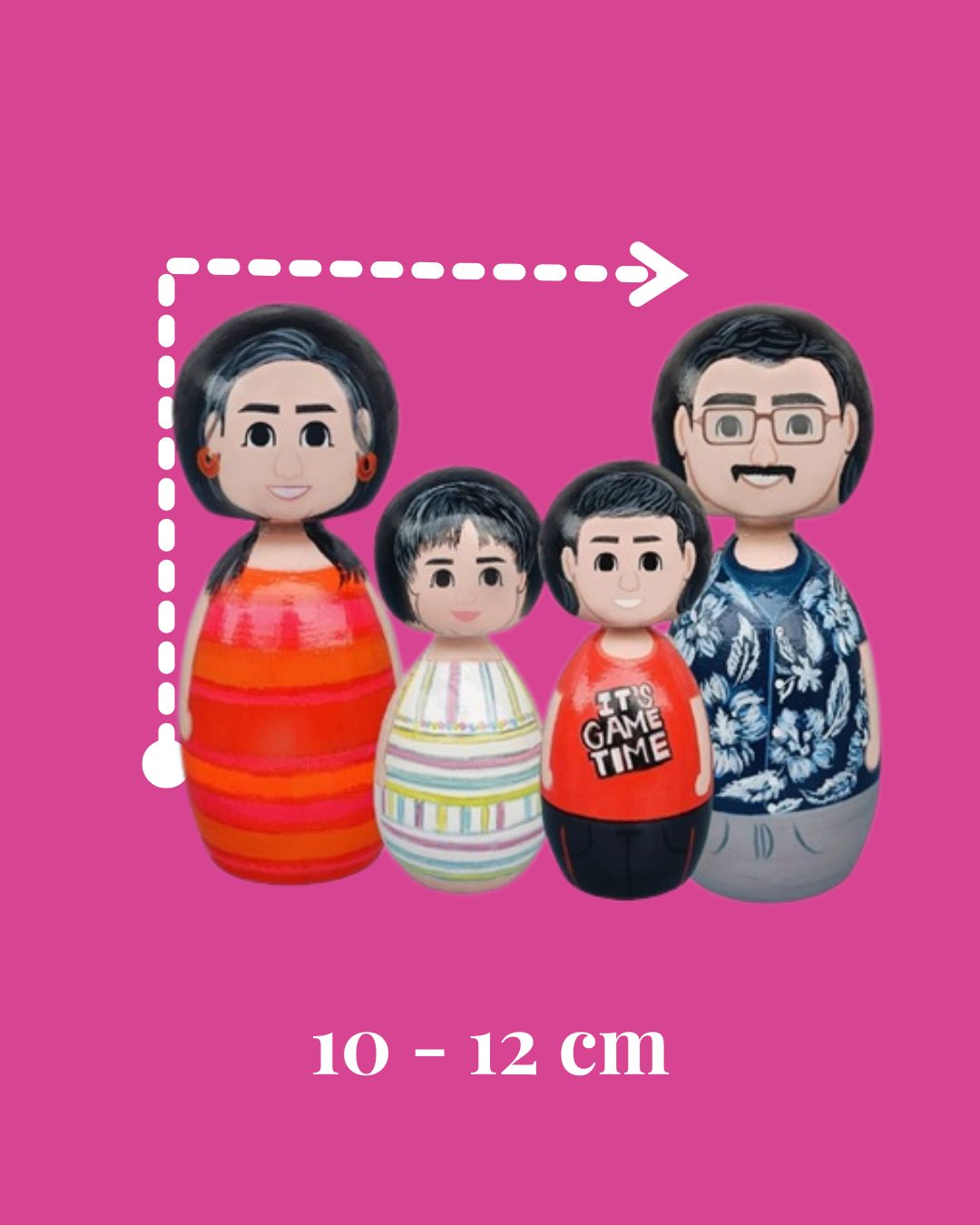 The Fam Set – Personalized Peg Dolls