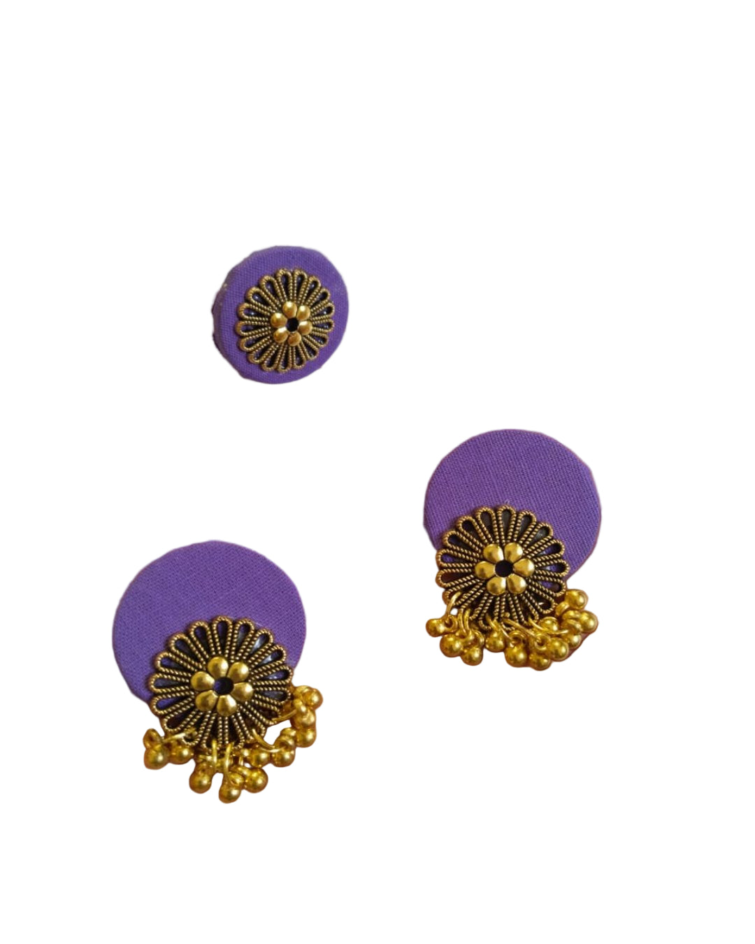 Royal Lavender studs and ring set