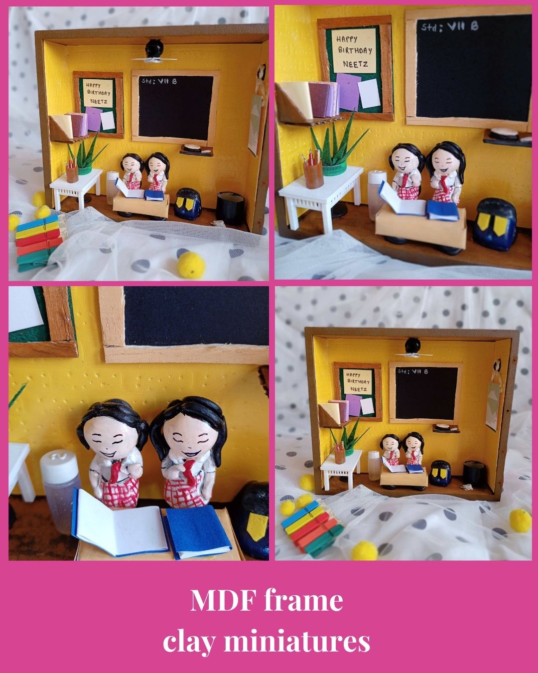 “School Wali Duniya” – School Theme Mini Frame