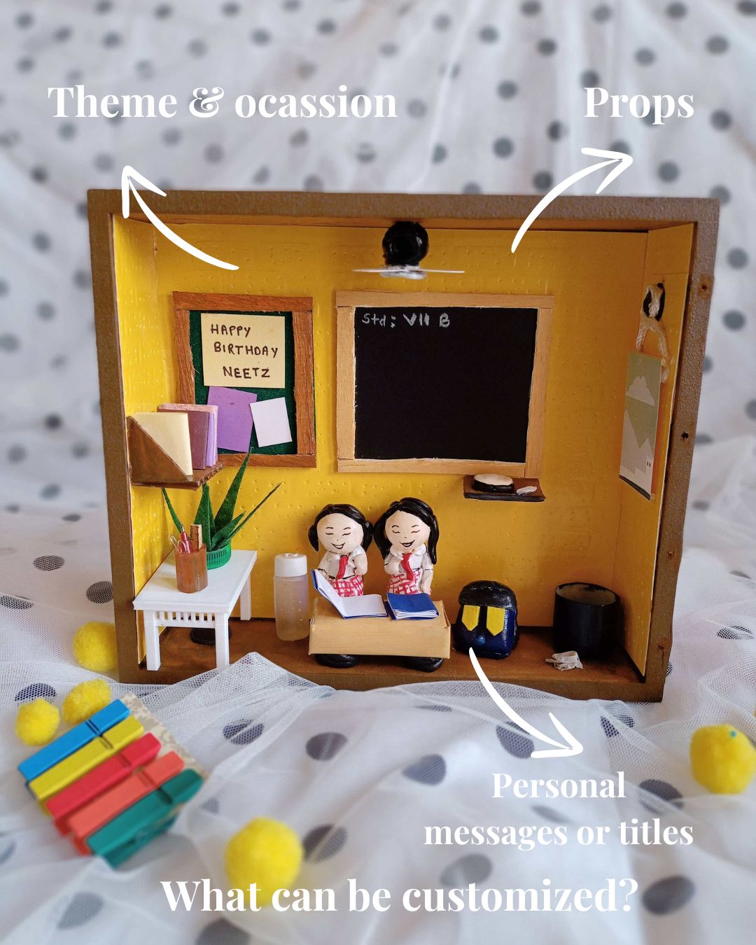 “School Wali Duniya” – School Theme Mini Frame