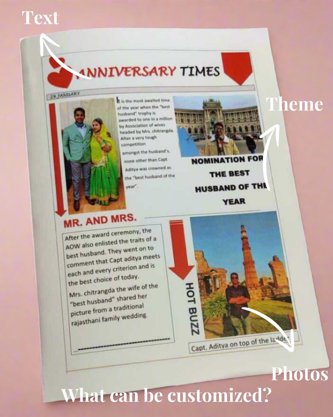 Breaking News – Love Anniversary Edition Newspaper
