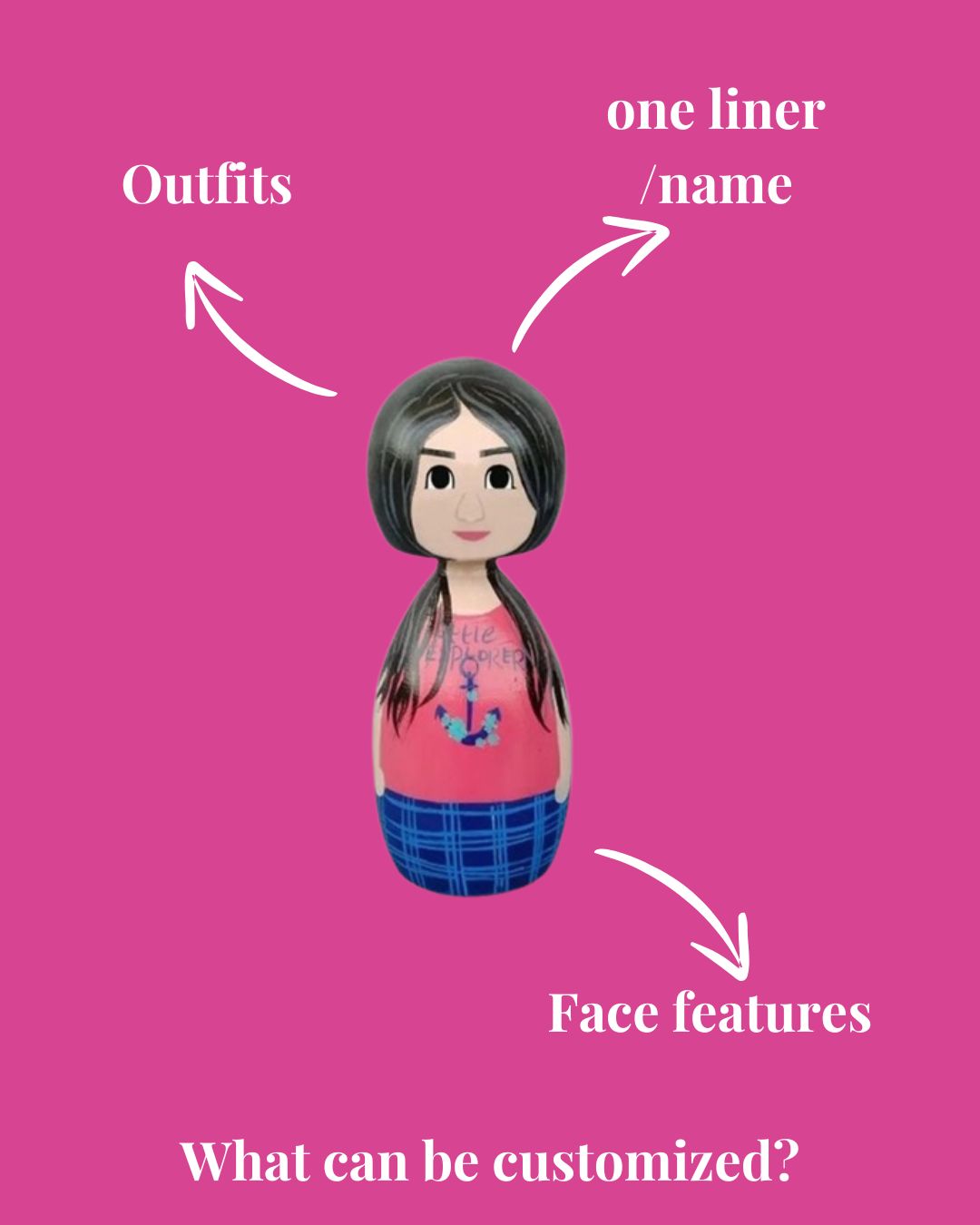 Nani Dadu Miniatures – Grandparent Peg dolls