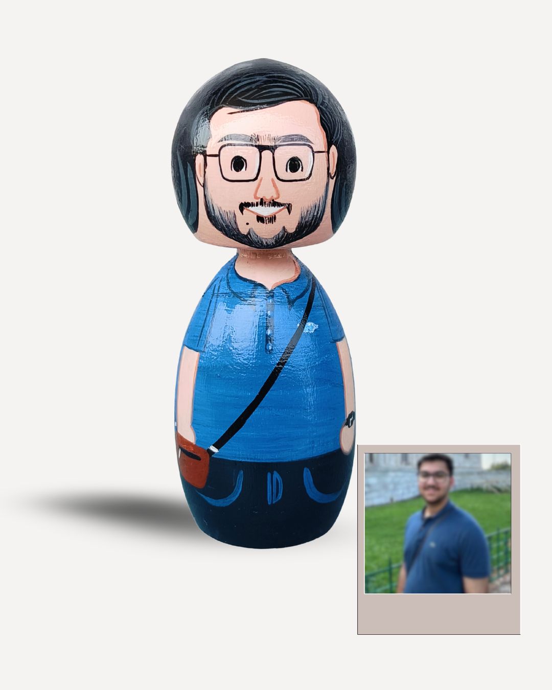 Mini Me – Custom Wooden Peg doll (1 Person)