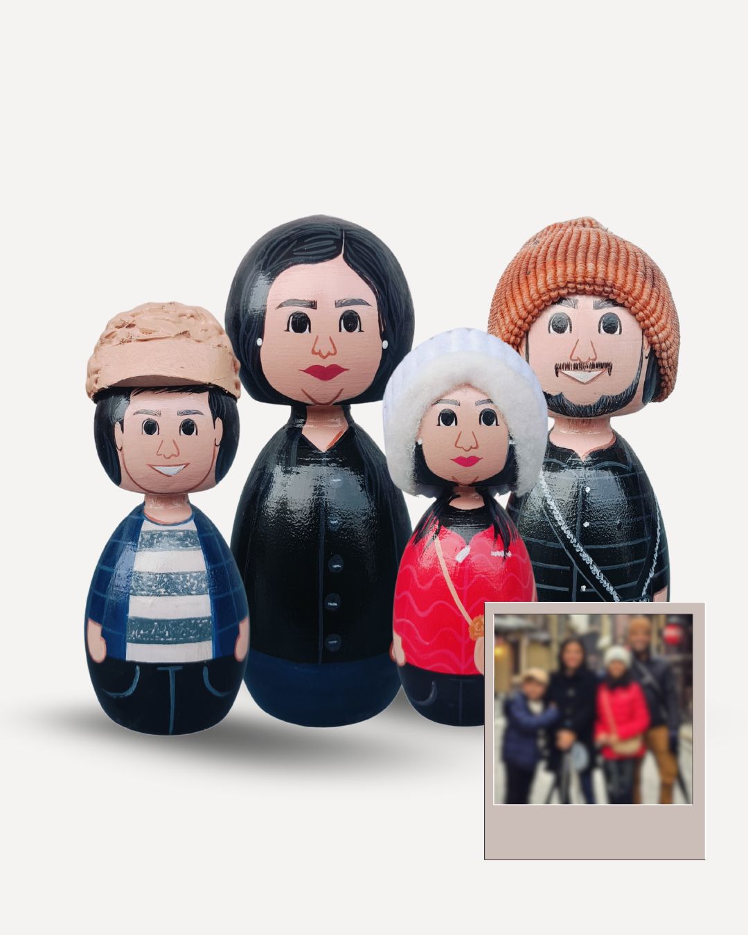 The Fam Set – Personalized Peg Dolls