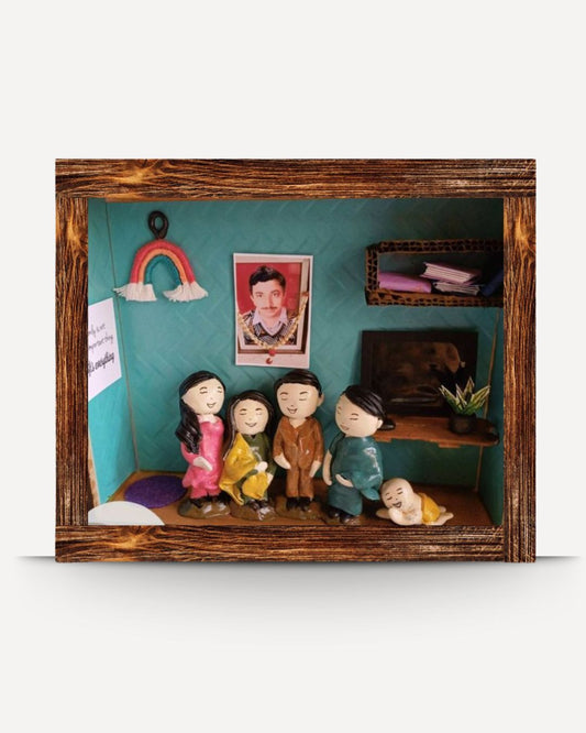 Custom Home & Family Miniature Frame