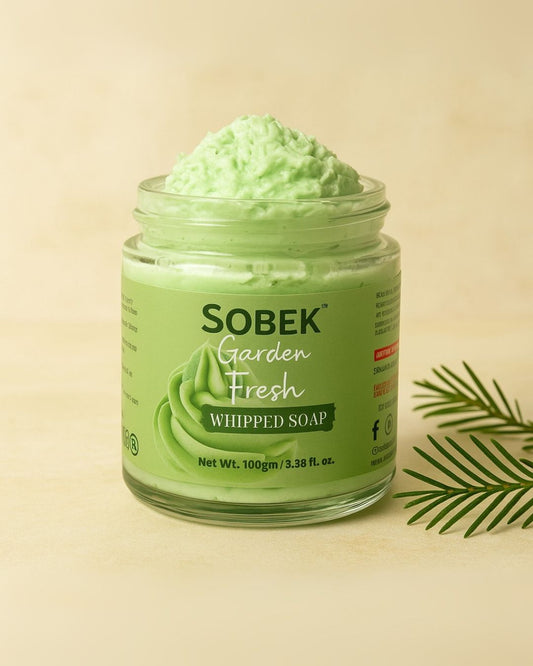Green Garden fresh whipped cream soap