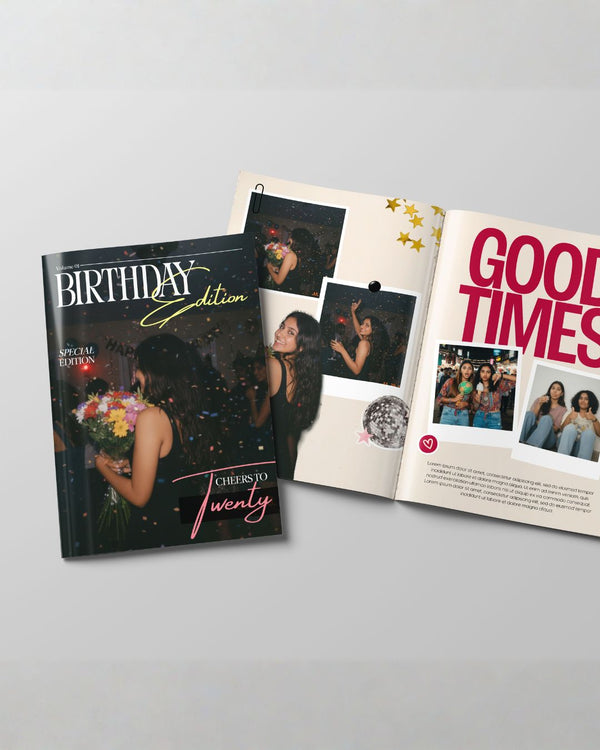 Custom Made Magazine with Photos & Stories