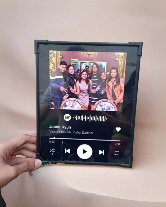 Black Spotify Photo Frame