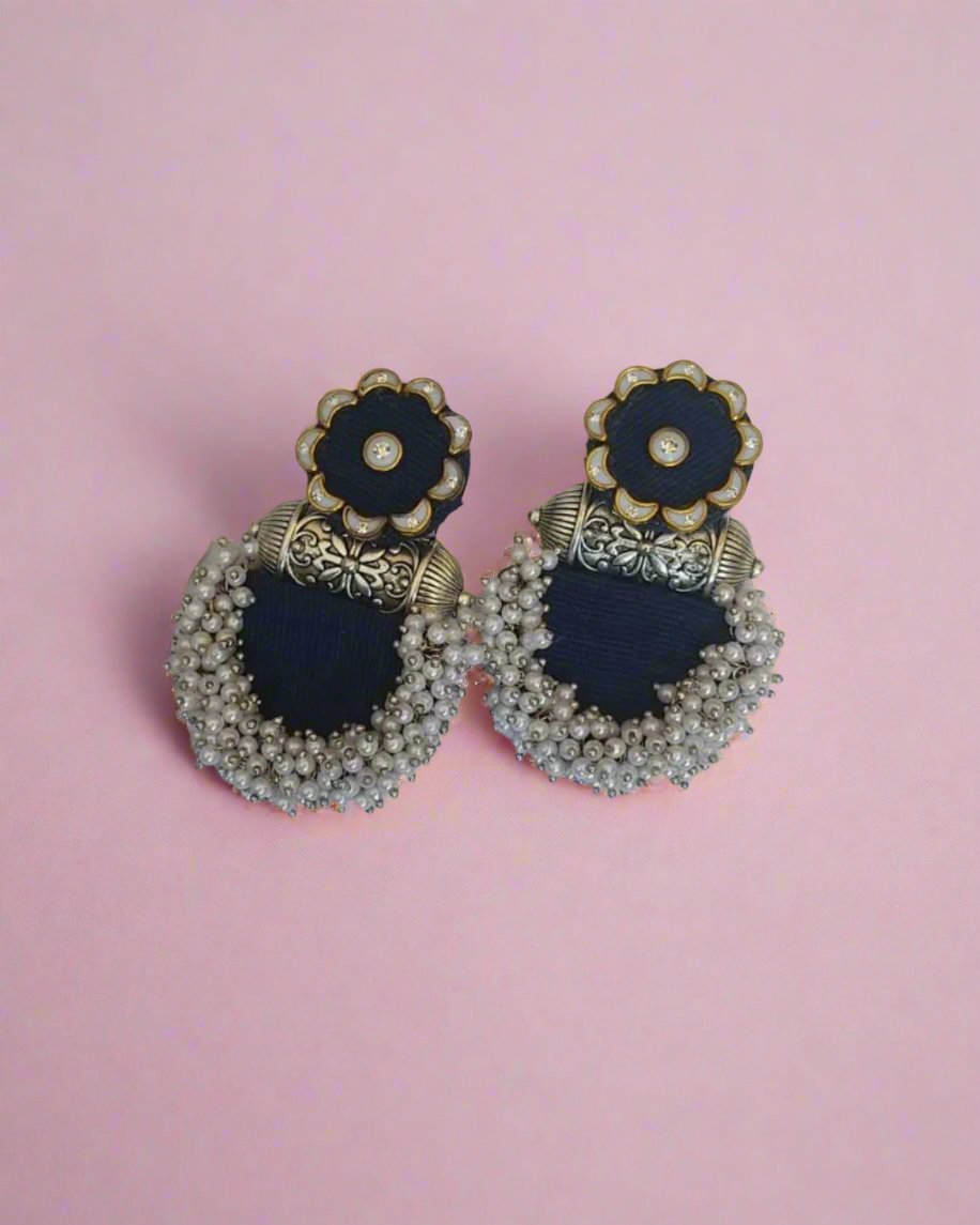 Black Oxidized jhumka