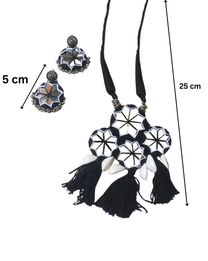 Black Shell Jewelry Set 2