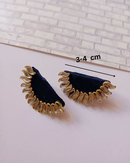 Blue Sunburst Studs