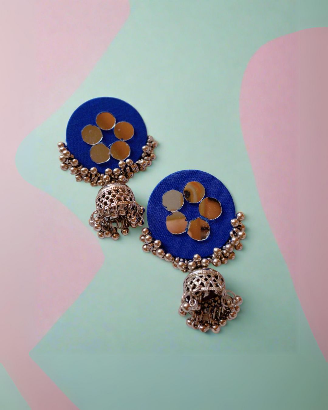 Blue oxidized Earrings