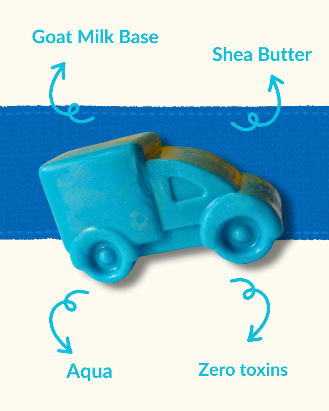 Car shaped Kids' soap bar 125 g