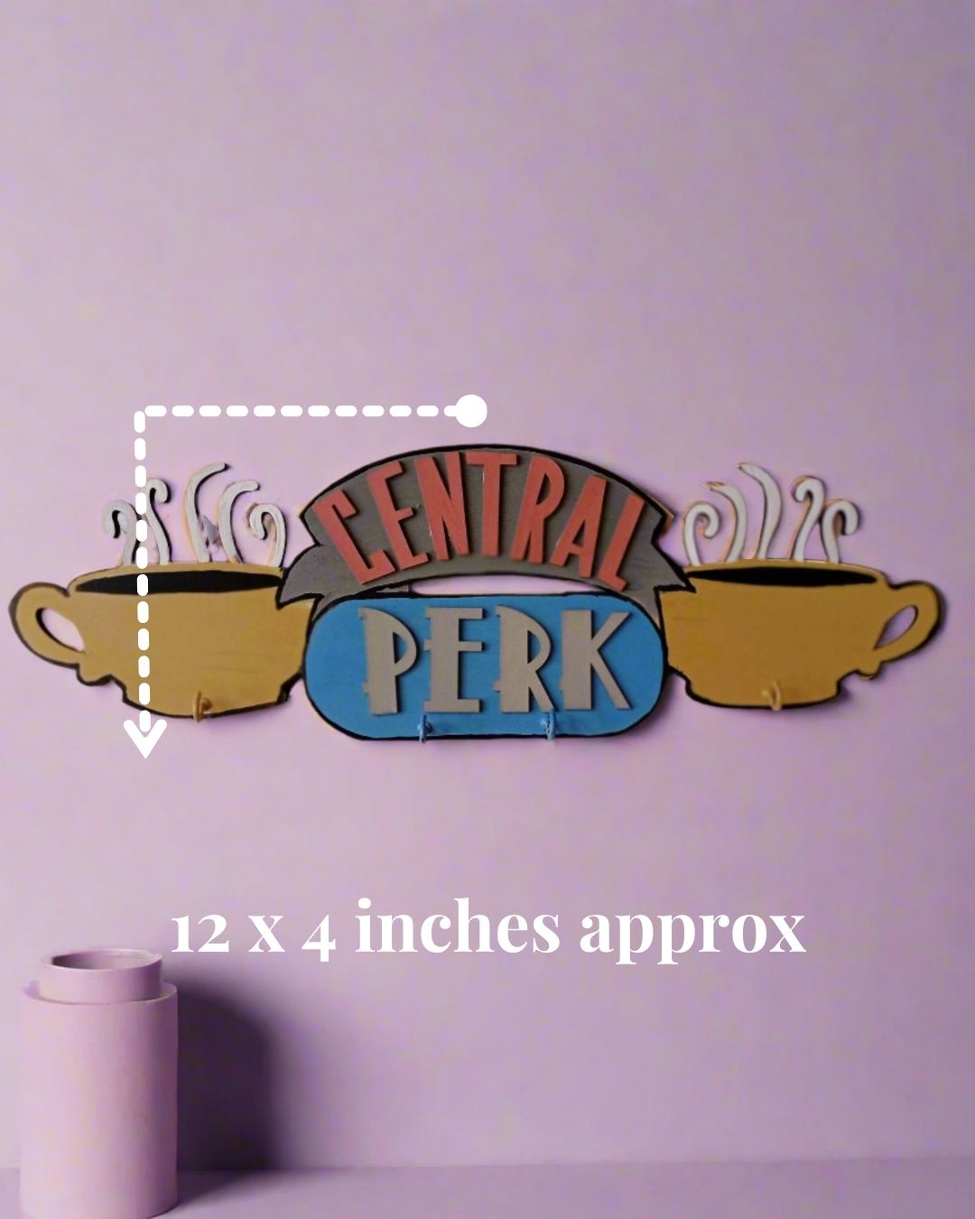 Personalized Central Perk Keyholder