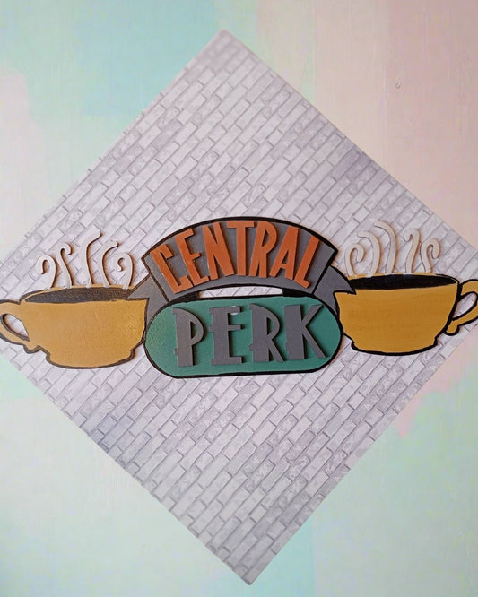 Central Perk Pastel Art