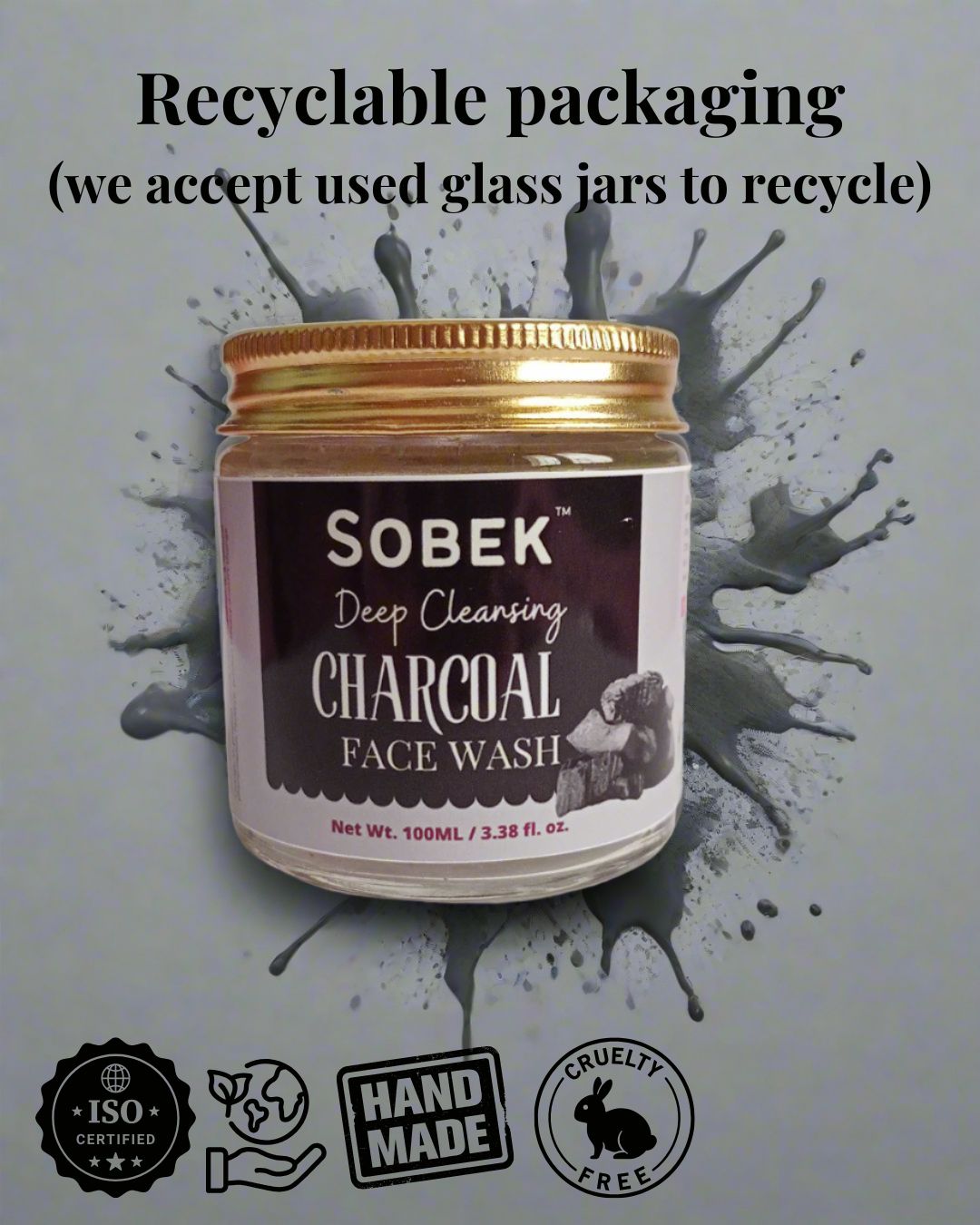 Activated Charcoal deep cleansing facewash 100 ML