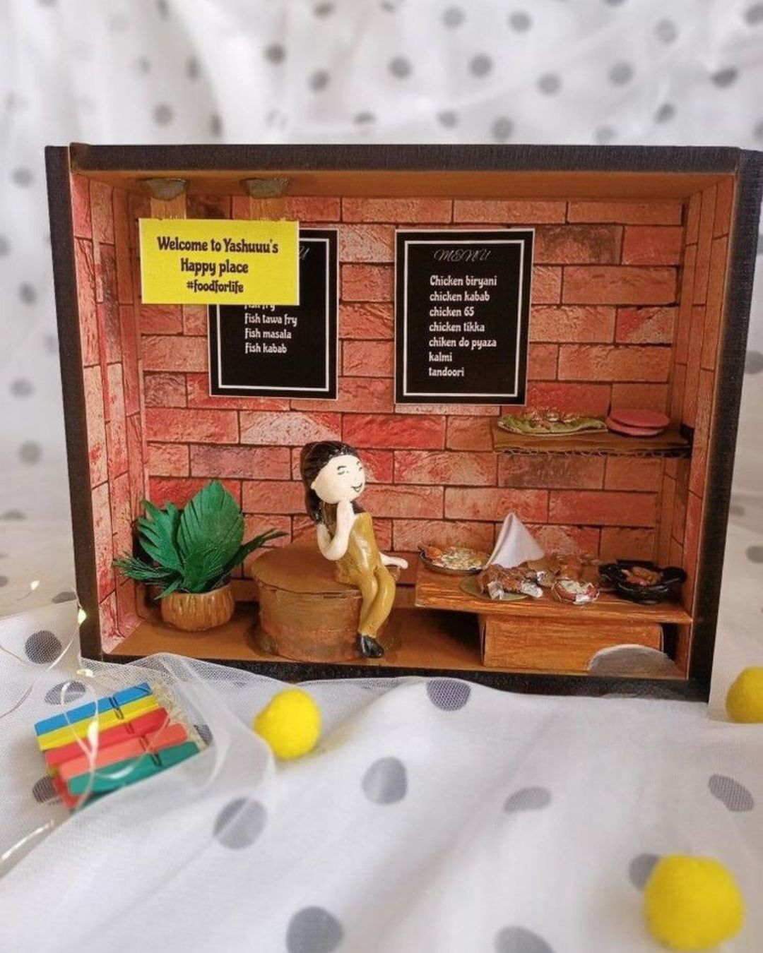 Custom Restaurant-Themed Miniature Frame