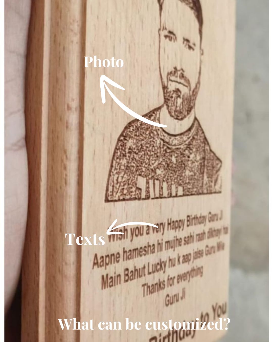 Custom Wood Photo Frame