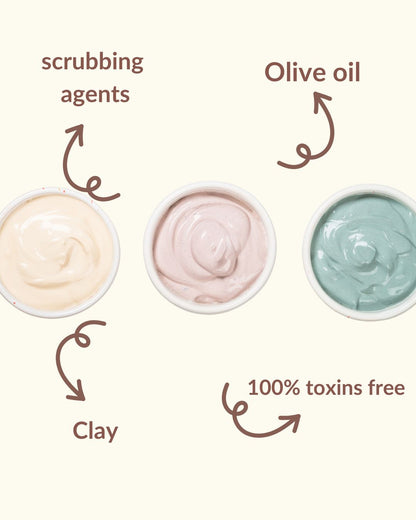 Earthy Elixir: Sobek Naturals Clay Face Body Scrub (100g)
