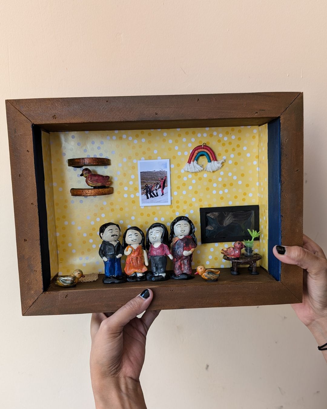 Custom Home & Family Miniature Frame