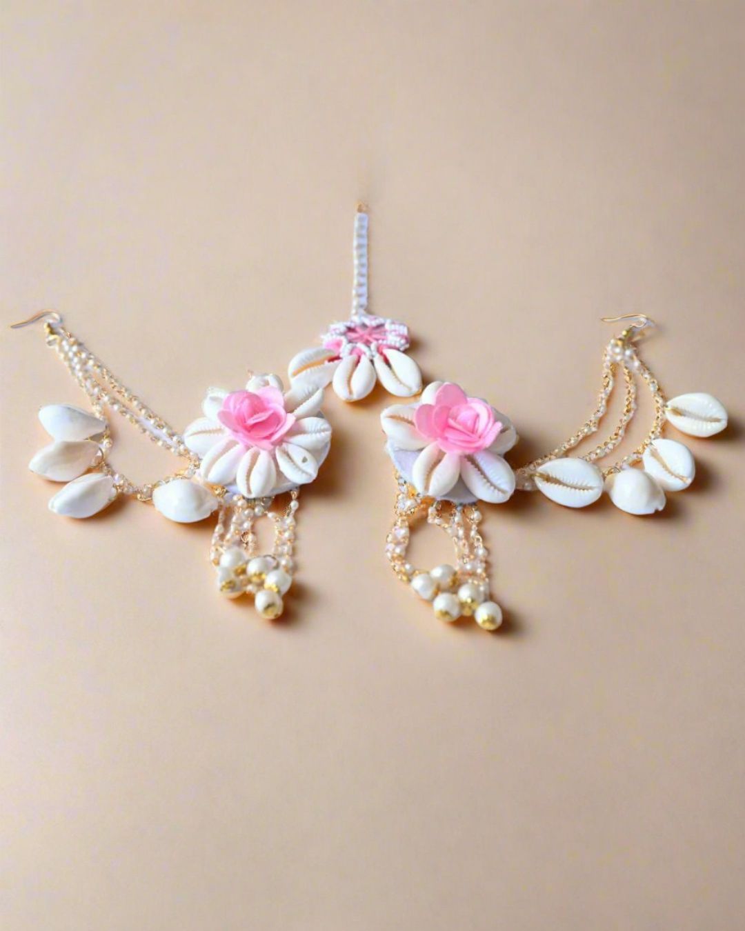 Floral Rose Petal Mangtika Set