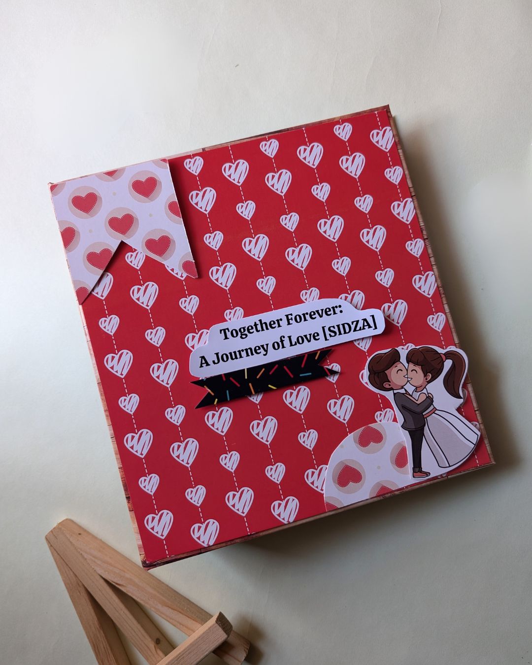 Floral Romance Anniversary Scrapbook