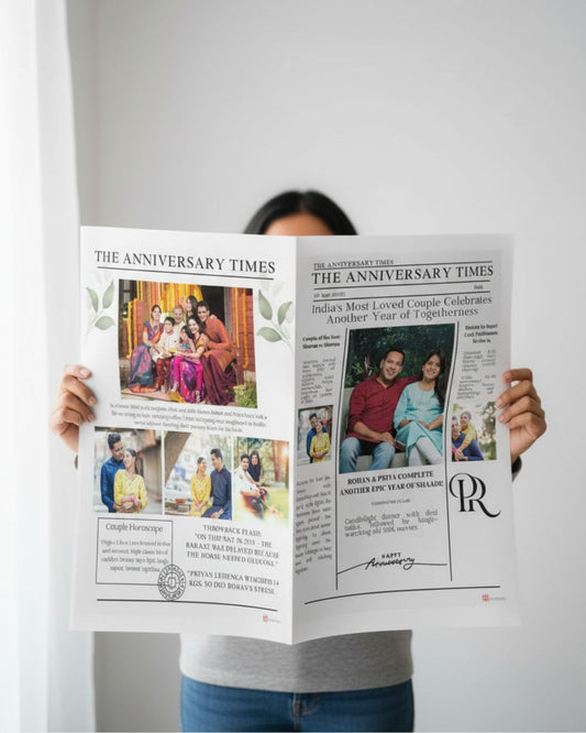 Breaking News – Love Anniversary Edition Newspaper